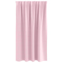 vidaXL Fekete Függöny Gyűrűkkel 2 pcs Babarózsaszín 140 x 140 cm
