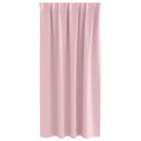 vidaXL Fekete Függöny Gyűrűkkel 2 pcs Babarózsaszín 175 x 140 cm