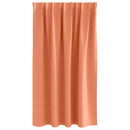 vidaXL Fekete Függöny Gyűrűkkel 2 pcs Terrakotta 140 x 140 cm