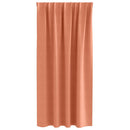 vidaXL Fekete Függöny Gyűrűkkel 2 pcs Terrakotta 175 x 140 cm