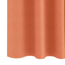 vidaXL Fekete Függöny Gyűrűkkel 2 pcs Terrakotta 225 x 140 cm