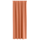 vidaXL Fekete Függöny Gyűrűkkel 2 pcs Terrakotta 225 x 140 cm