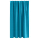 vidaXL Fekete Függöny Gyűrűkkel 2 db Türkiz 140 x 140 cm Poliészter