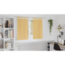 vidaXL Fekete Függöny Gyűrűkkel 2 pcs Bézs 140 x 140 cm Poliészter