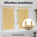 vidaXL Fekete Függöny Gyűrűkkel 2 pcs Bézs 140 x 140 cm Poliészter