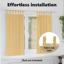 vidaXL Fekete Függöny Gyűrűkkel 2 pcs Bézs 175 x 140 cm Poliészter