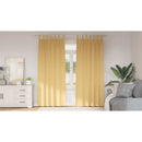 vidaXL Fekete Függöny Gyűrűkkel 2 pcs Bézs 225 x 140 cm Poliészter