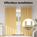 vidaXL Fekete Függöny Gyűrűkkel 2 pcs Bézs 225 x 140 cm Poliészter
