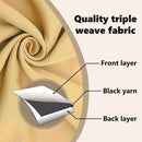 vidaXL Fekete Függöny Gyűrűkkel 2 pcs Bézs 260 x 140 cm Poliészter