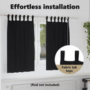 vidaXL Fekete Függöny Gyűrűkkel 2 pcs Fekete 140 x 140 cm Poliészter