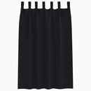 vidaXL Fekete Függöny Gyűrűkkel 2 pcs Fekete 175 x 140 cm Poliészter
