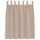 vidaXL Fekete Függöny Gyűrűkkel 2 pcs Tópszínű 140 x 140 cm Poliészter