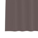 vidaXL Fekete Függöny Gyűrűkkel 2 pcs Sötét Barna 260 x 140 cm