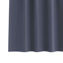vidaXL Fekete Függöny Gyűrűkkel 2 pcs Antracit 140 x 140 cm Poliészter