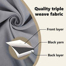 vidaXL Fekete Függöny Gyűrűkkel 2 pcs Világosszürke 260 x 140 cm