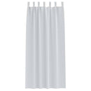vidaXL Fekete Függöny Gyűrűkkel 2 pcs Halvány szürke 245 x 140 cm