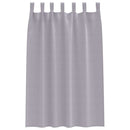 vidaXL Fekete Függöny Gyűrűkkel 2 pcs Fém Szürke 175 x 140 cm