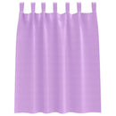 vidaXL Fekete Függöny Gyűrűkkel 2 pcs Lila 140 x 140 cm Poliészter