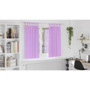 vidaXL Fekete Függöny Gyűrűkkel 2 pcs Lila 175 x 140 cm Poliészter