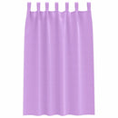 vidaXL Fekete Függöny Gyűrűkkel 2 pcs Lila 175 x 140 cm Poliészter