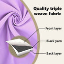 vidaXL Fekete Függöny Gyűrűkkel 2 pcs Lila 225 x 140 cm Poliészter
