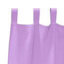 vidaXL Fekete Függöny Gyűrűkkel 2 pcs Lila 260 x 140 cm Poliészter