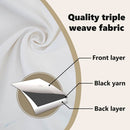 vidaXL Fekete Függöny Gyűrűkkel 2 pcs Tiszta Fehér 175 x 140 cm