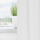 vidaXL Fekete Függöny Gyűrűkkel 2 pcs Tiszta Fehér 260 x 140 cm