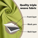 vidaXL Fekete Függöny Gyűrűkkel 2 pcs Zöld 140 x 140 cm Poliészter