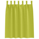 vidaXL Fekete Függöny Gyűrűkkel 2 pcs Zöld 140 x 140 cm Poliészter