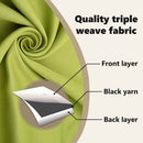 vidaXL Fekete Függöny Gyűrűkkel 2 pcs Zöld 175 x 140 cm Poliészter