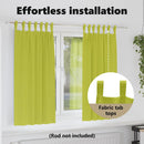 vidaXL Fekete Függöny Gyűrűkkel 2 pcs Zöld 175 x 140 cm Poliészter