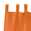 vidaXL Fekete Függöny Gyűrűkkel 2 pcs Élénk narancs 225 x 140 cm