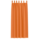 vidaXL Fekete Függöny Gyűrűkkel 2 pcs Élénk narancs 225 x 140 cm