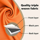 vidaXL Fekete Függöny Gyűrűkkel 2 pcs Élénk narancs 245 x 140 cm