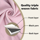 vidaXL Fekete Függöny Gyűrűkkel 2 pcs Babarózsaszín 245 x 140 cm
