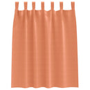vidaXL Fekete Függöny Gyűrűkkel 2 pcs Terrakotta 140 x 140 cm