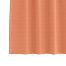 vidaXL Fekete Függöny Gyűrűkkel 2 pcs Terrakotta 225 x 140 cm