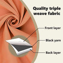 vidaXL Fekete Függöny Gyűrűkkel 2 pcs Terrakotta 225 x 140 cm