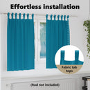 vidaXL Fekete Függöny Gyűrűkkel 2 pcs Türkiz 140 x 140 cm Poliészter