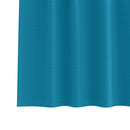 vidaXL Fekete Függöny Gyűrűkkel 2 pcs Türkiz 245 x 140 cm Poliészter