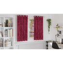 vidaXL Bársonyfüggönyök függönyökkel 2 pcs Bordó 175 x 140 cm Bársony