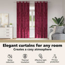 vidaXL Bársonyfüggönyök függönyökkel 2 pcs bordó 225 x 140 cm Bársony