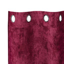 vidaXL Bársonyfüggönyök függönyökkel 2 pcs Bordó 260 x 140 cm Bársony