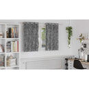 vidaXL Bársonyfüggönyök függönyökkel 2 pcs Szürke 140 x 140 cm Bársony