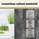vidaXL Bársonyfüggönyök függönyökkel 2 pcs Szürke 175 x 140 cm Bársony