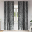 vidaXL Bársonyfüggönyök függönyökkel 2 pcs Szürke 245 x 140 cm Bársony
