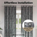 vidaXL Bársonyfüggönyök függönyökkel 2 pcs Szürke 245 x 140 cm Bársony