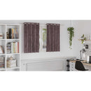 vidaXL Bársonyfüggönyök függönyökkel 2 pcs Barna 140 x 140 cm Bársony