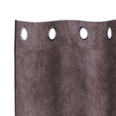vidaXL Bársonyfüggönyök függönyökkel 2 pcs Barna 225 x 140 cm Bársony